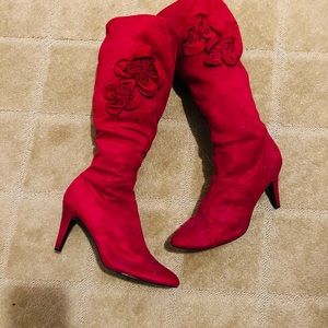 Red Heel Boots